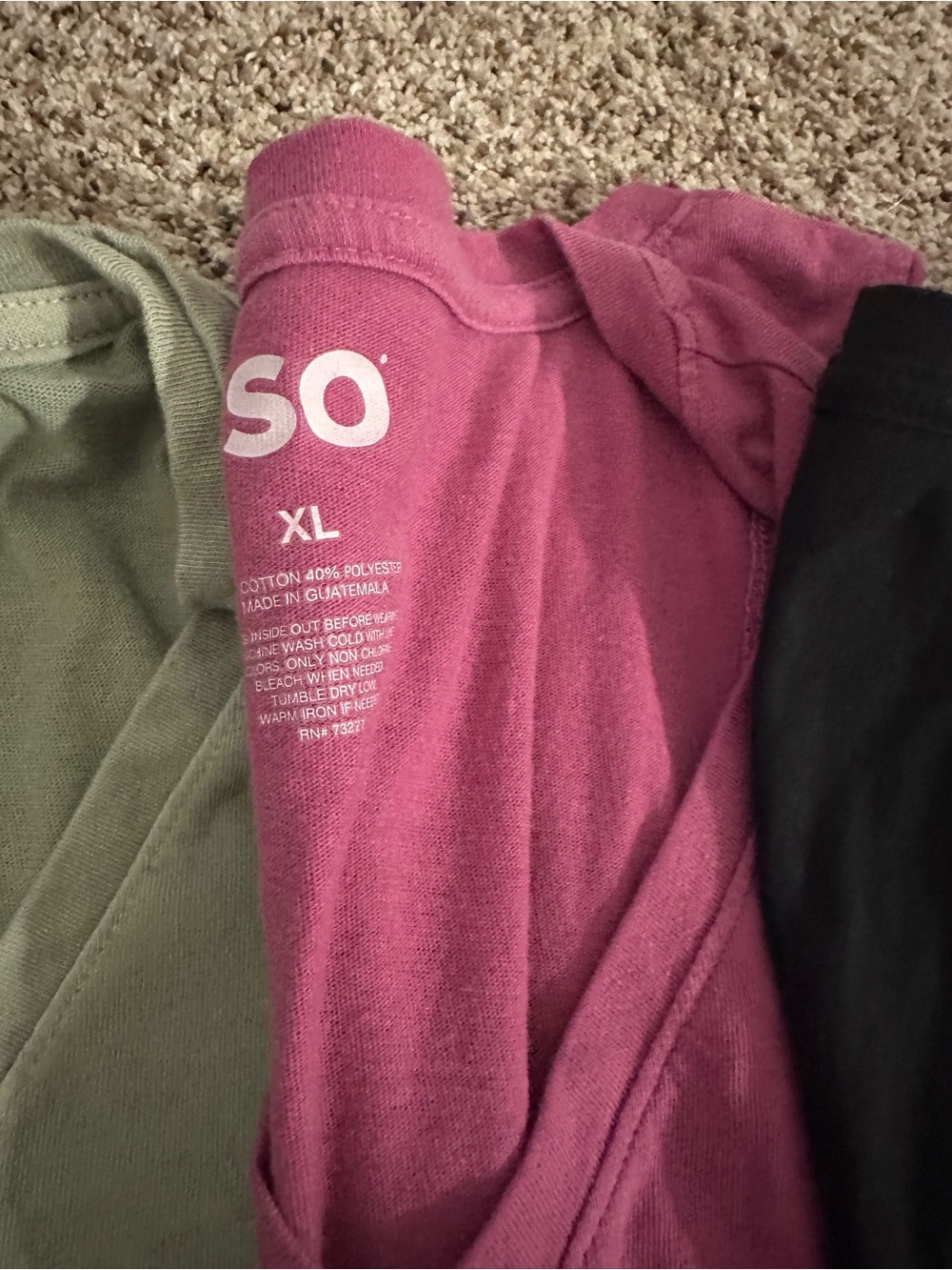 SO Women's 7 Tank Tops - Mauve, Blue, Olive, Pink, Black, Gray & White - Picture 2 of 3